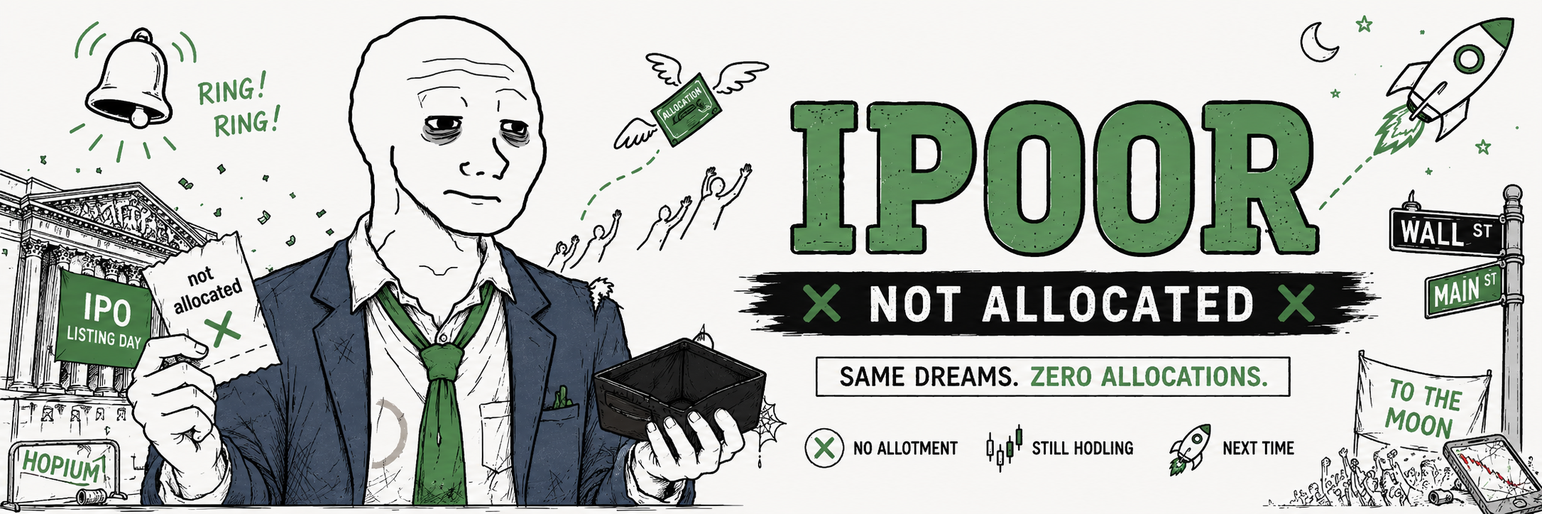 IPOOR not allocated banner