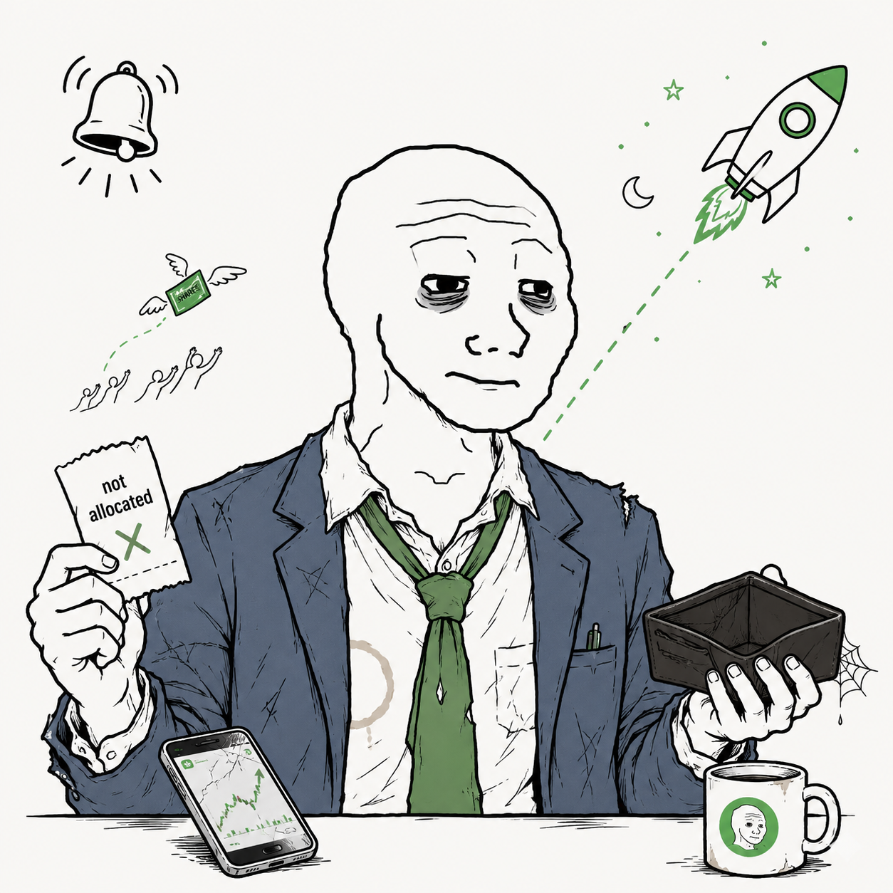 IPOOR square PFP mascot